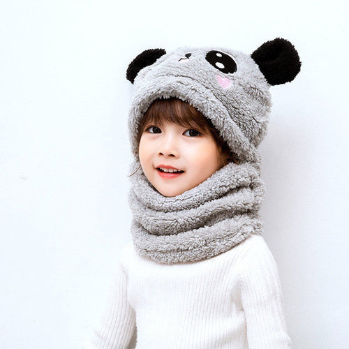 Panda Hat - Bib Protection Hat
