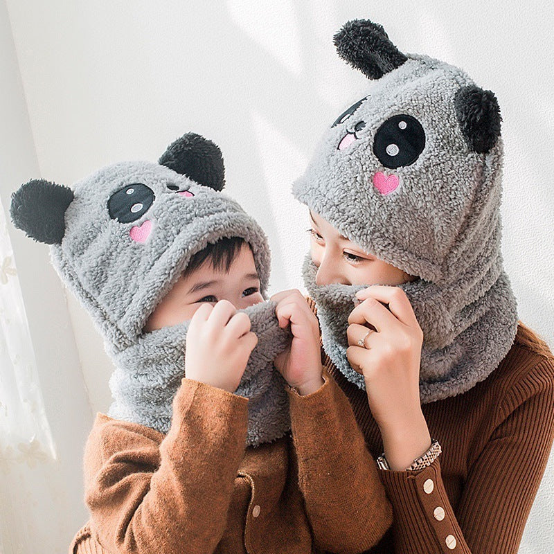 Panda Hat - Bib Protection Hat