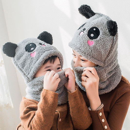 Panda Hat - Bib Protection Hat